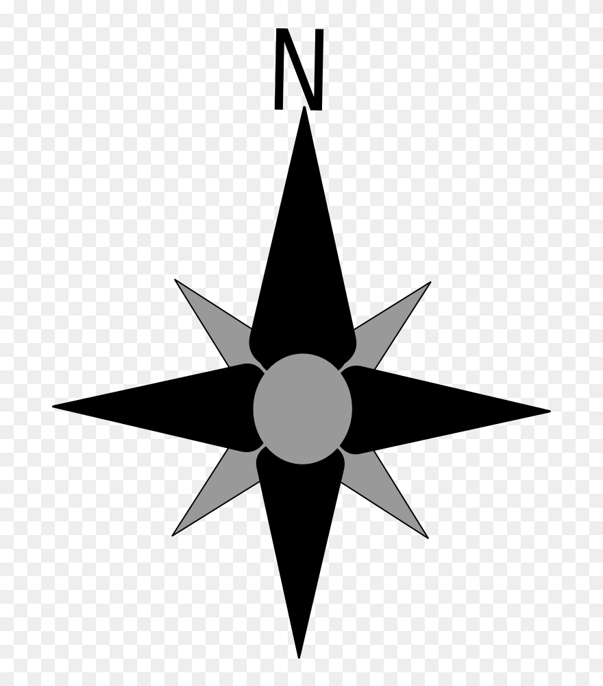 Transparent Background North Arrow Png Clipart