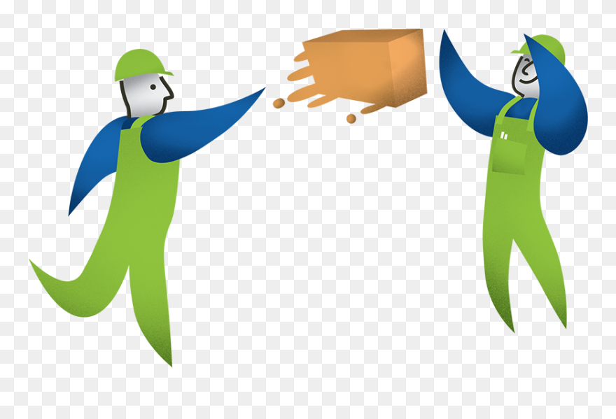 Warehouse Clipart Warehouse Operation - Animated Warehouse Worker - Png Download