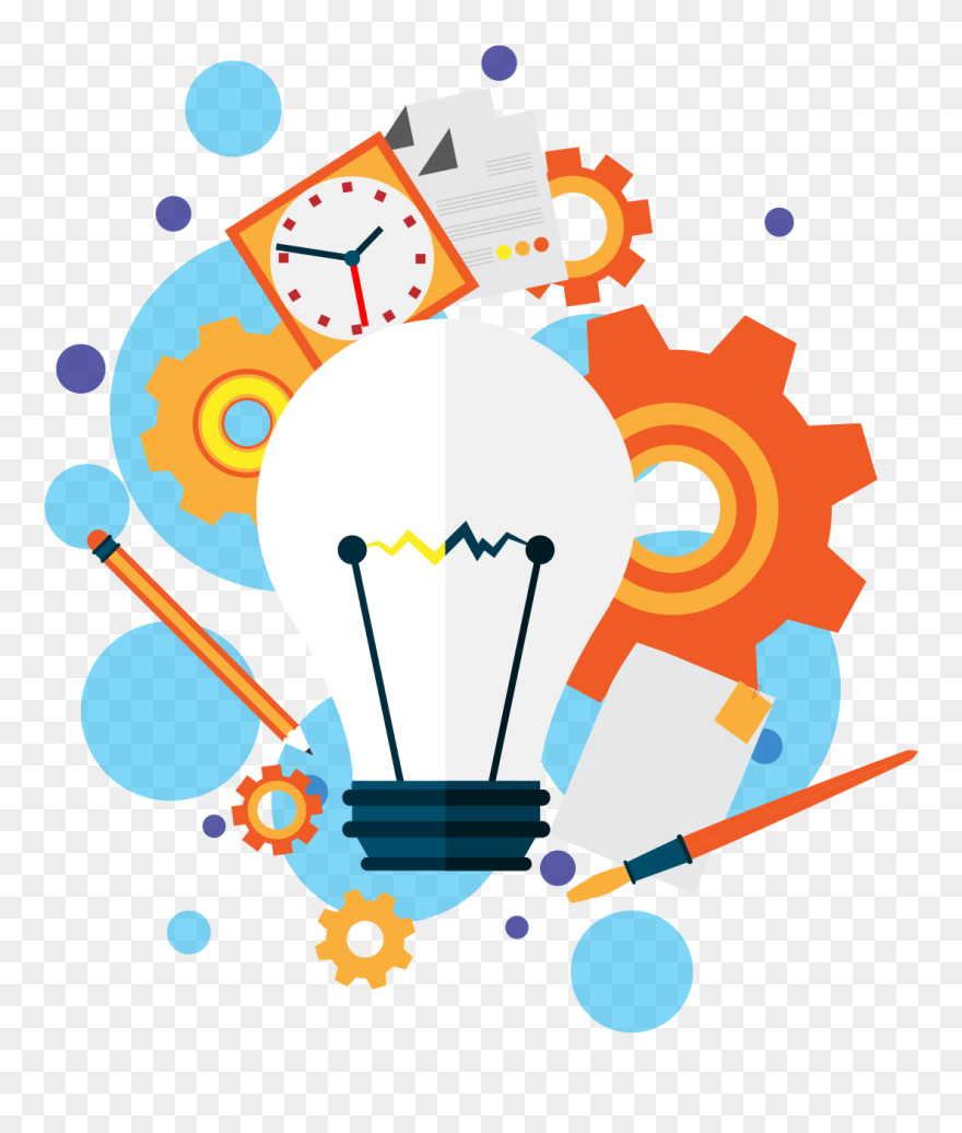 Creazione Siti Web Professionali - Creativity Idea Icon Png Clipart