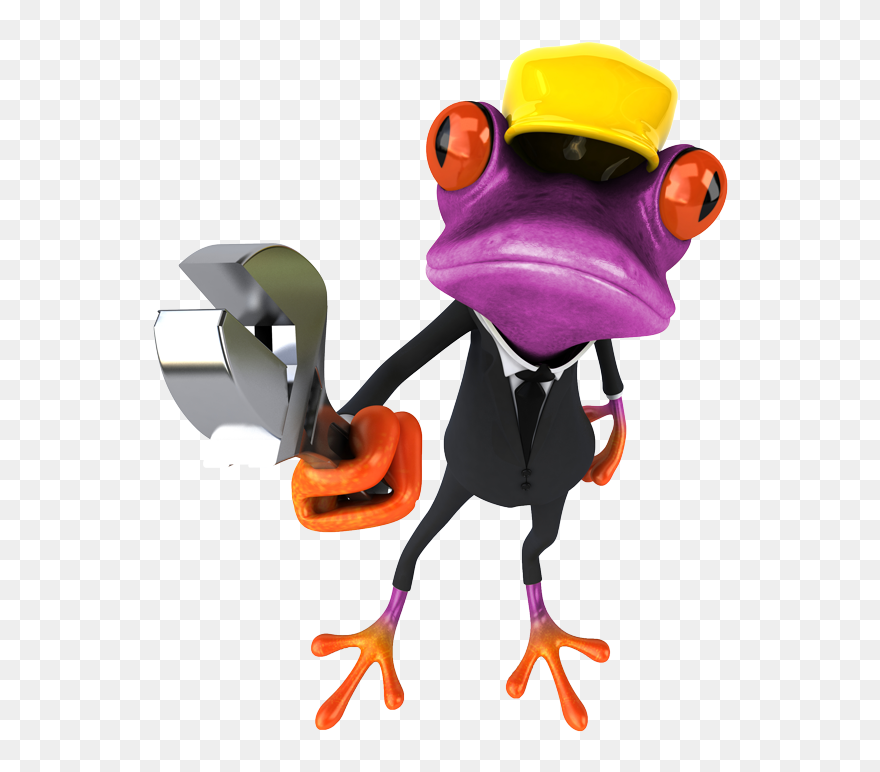Mechanic Frog Clipart