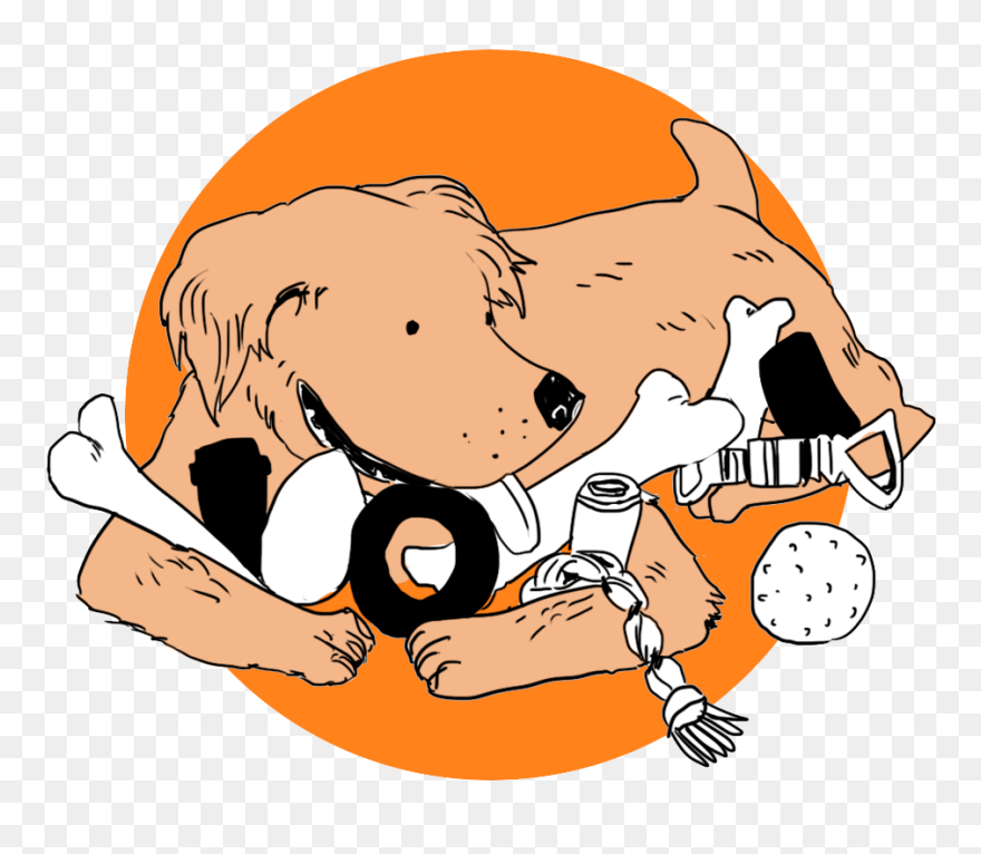 Dog Ripping Toy Clip Art - Png Download