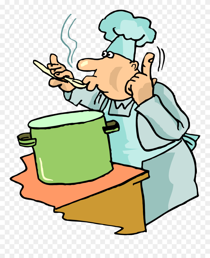 Clip Art Of Cooking Gif - Png Download