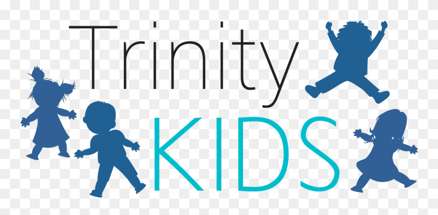 Trinity Kids Logo Icons Of Kids And Words Clipart