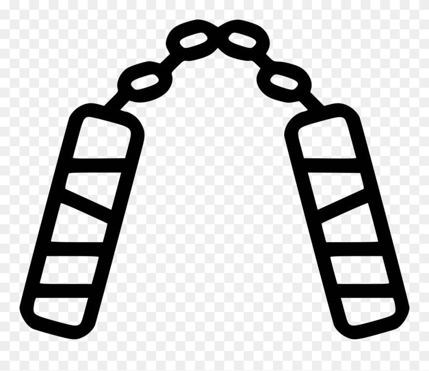 Karate Martial Arts Chain Gripper - Weight Training Clipart
