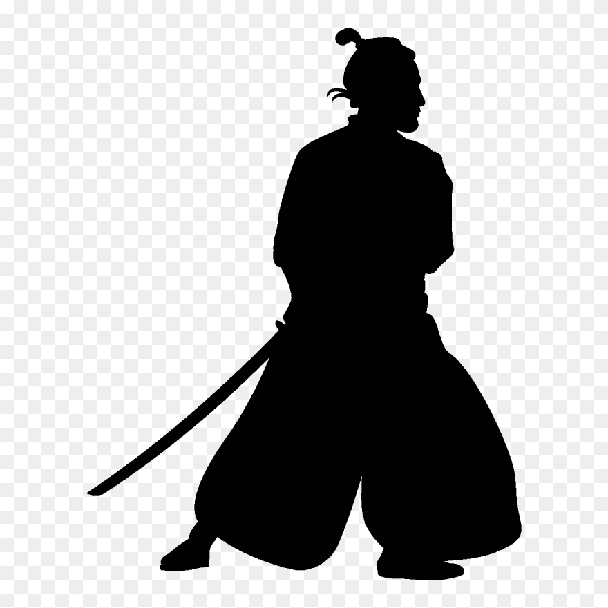 Samurai Png Image - Silhouette Samurai Png Clipart