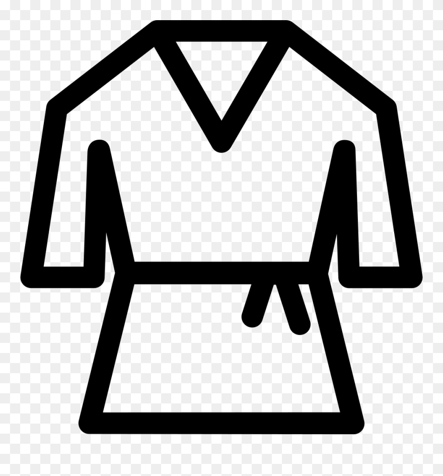 Traje De Taekwondo Dibujo Clipart