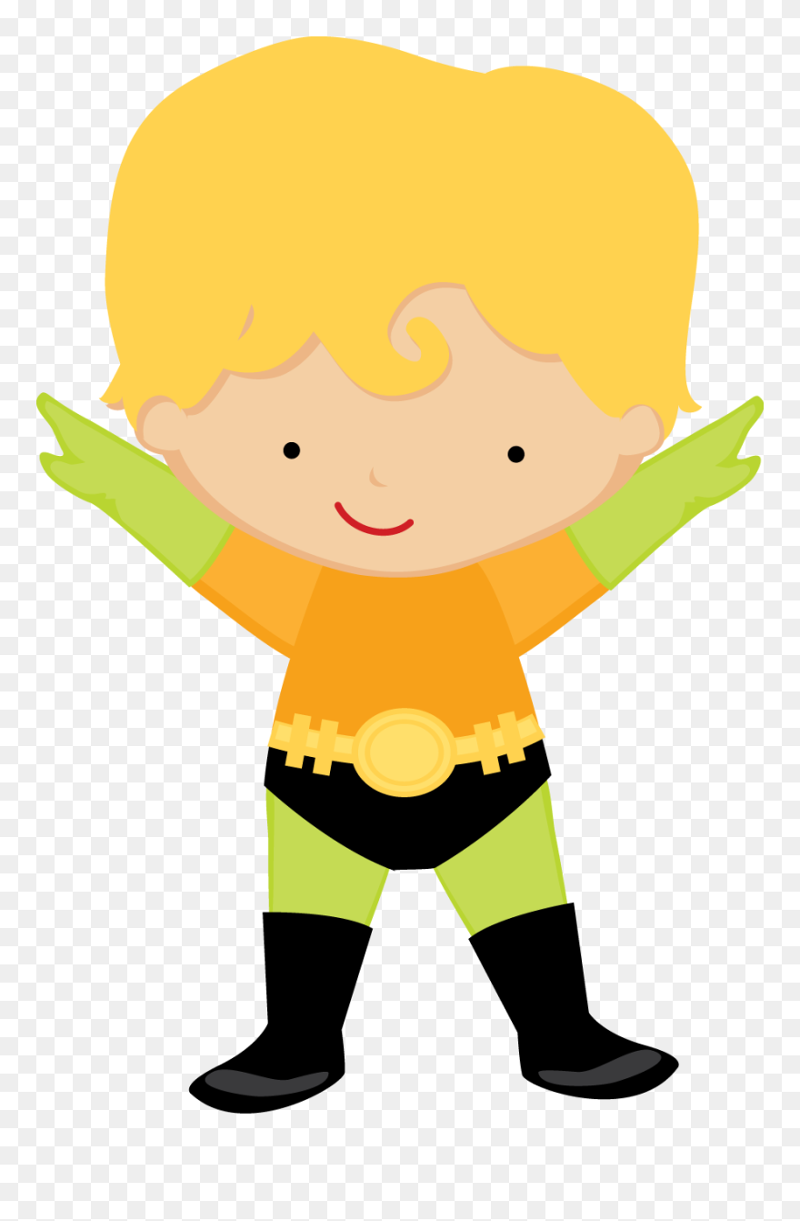 Cute Superhero Clipart