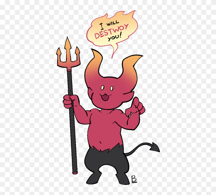 Vengeance Of The Demon - Cartoon Clipart