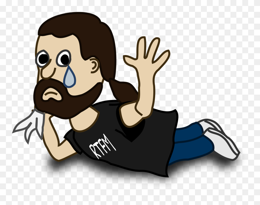 Cartoon Person Crying Png Clipart