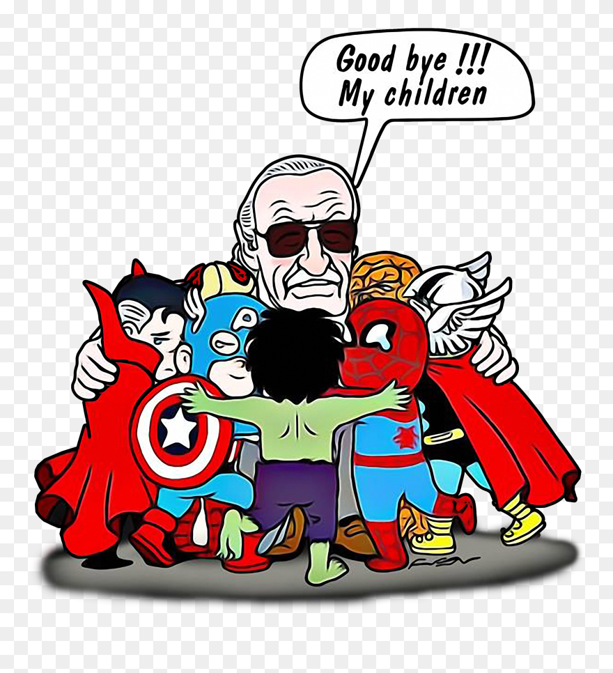 Stan Lee Tribute Art Clipart