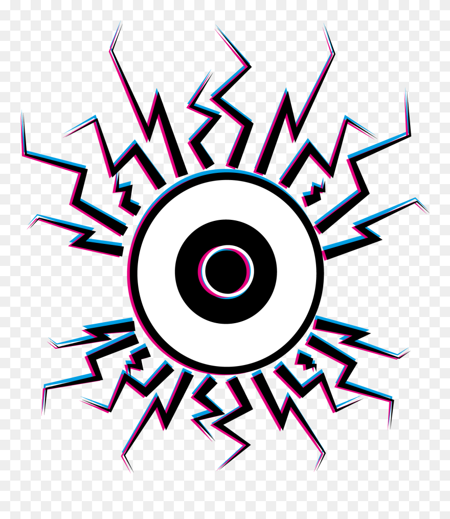 Transparent Two Eyes Clipart - Силуэт Солнца - Png Download