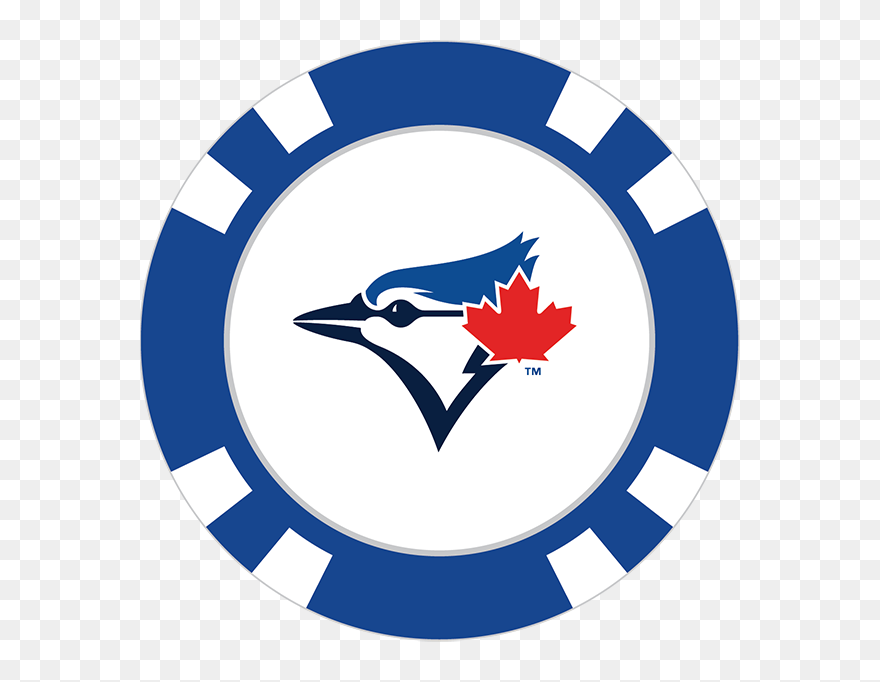 Toronto Blue Jays Poker Chip Ball Marker - Toronto Blue Jays New Clipart