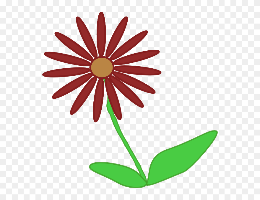 Free Vector Kvetina Clip Art - Daisy Clip Art - Png Download
