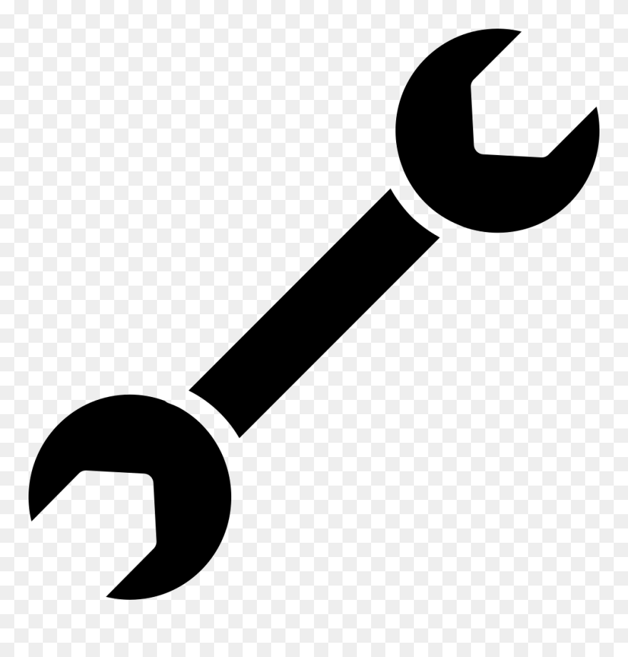 Double Sided Wrench Tool - Icon Wrench Transparent Background Clipart