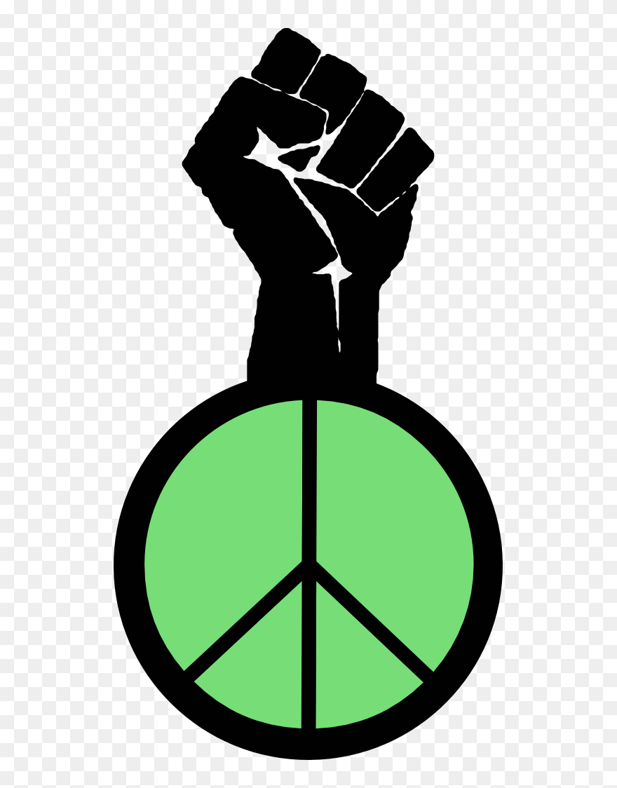 Peace Sign Clipart Svg - African American Art Symbolism - Png Download