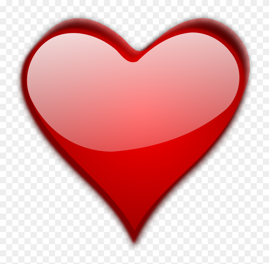 Transparent Big Red Heart Clipart