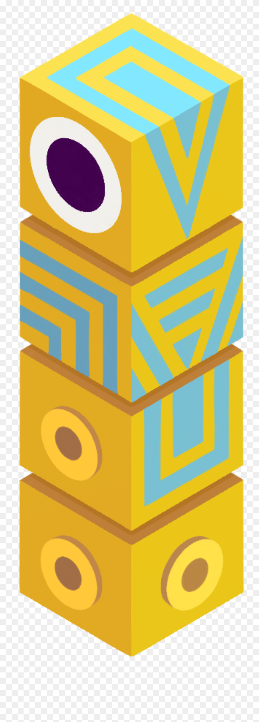 Totem Monument Valley Game Clipart