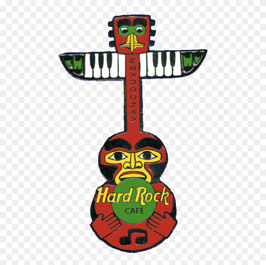 Totem Pole No Teeth Acoustic Guitar N10303 Clipart