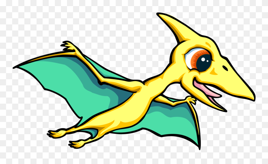 Pterodactyl Transparent Dinosaur Clipart - Pteranodon Clipart - Png Download