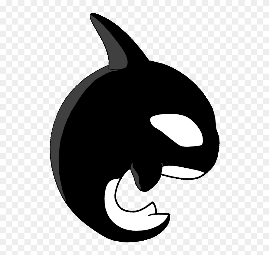 Cartoon Killer Whale Drawing Silhouette Clip Art - Sabesp Park Butantan - Png Download