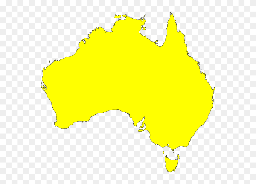 Map Of Australia Black Background Clipart