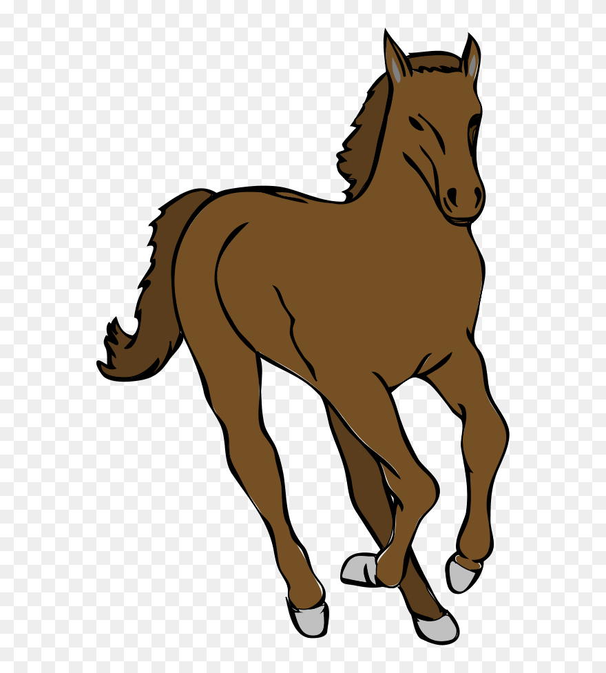 Mustang Clipart - Horse Clip Art - Png Download