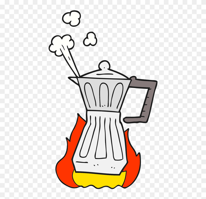 Clipart Espresso Black And White - Png Download