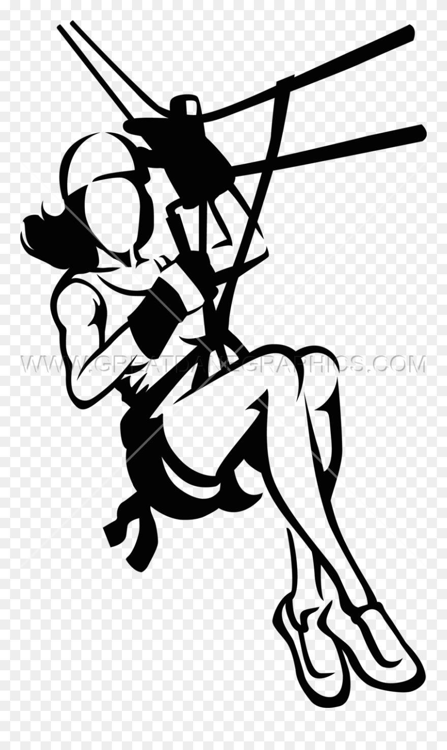 Thumb Image - Easy Zip Line Drawing Clipart