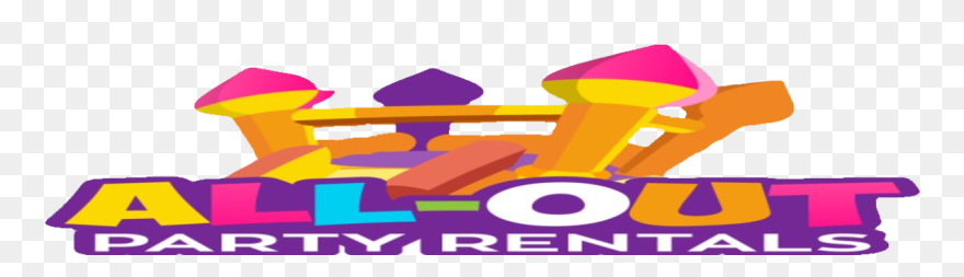 All-out Party Rentals - Graphic Design Clipart