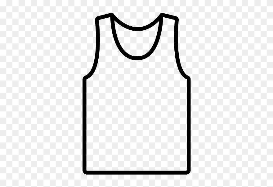 Shorts Clipart Tops - Sleeveless Shirt Clipart - Png Download