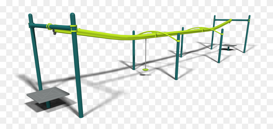Zip Line Playground Clipart