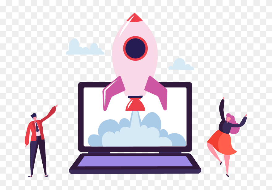 Connect With Us To Book A Demo - Rocket Launch Clipart