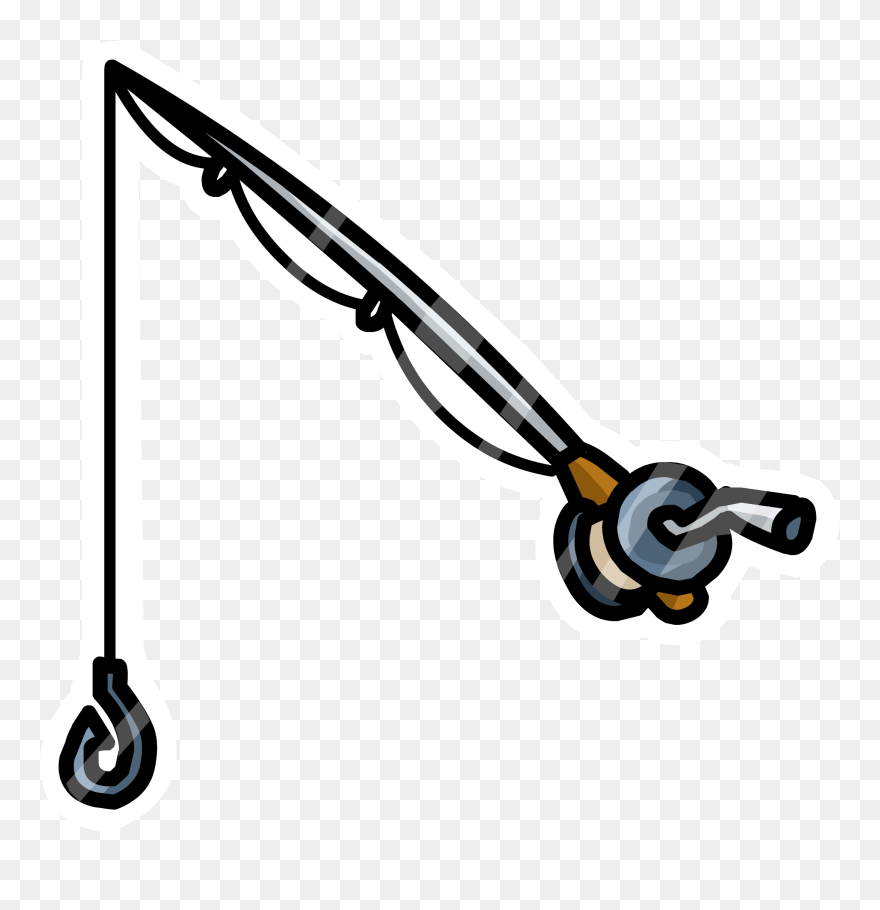 Club Penguin Wiki - Fishing Pole Stickers Clipart