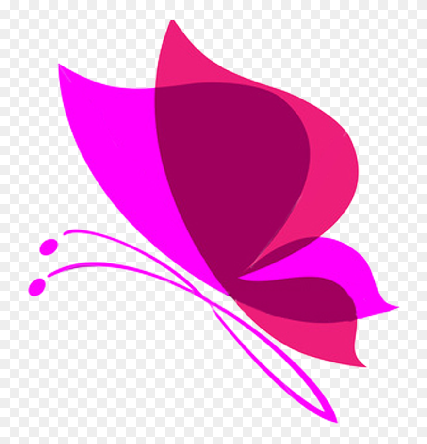 Thumb Image - Pink Butterfly Transparent Background Clipart - Png Download