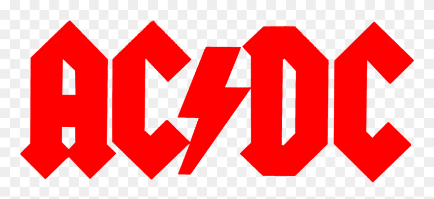 Ac Dc Logo Transparent Clipart , Png Download - Ac Dc Red Logo