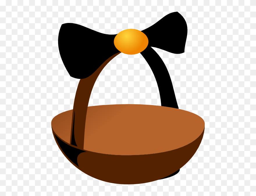 Empty Easter Basket Clip Art - Clip Art Empty Easter Basket - Png Download