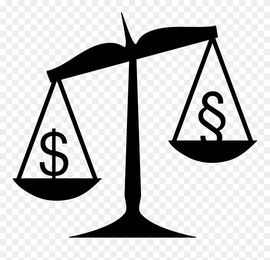 Scales Of Justice Clip Art - Png Download