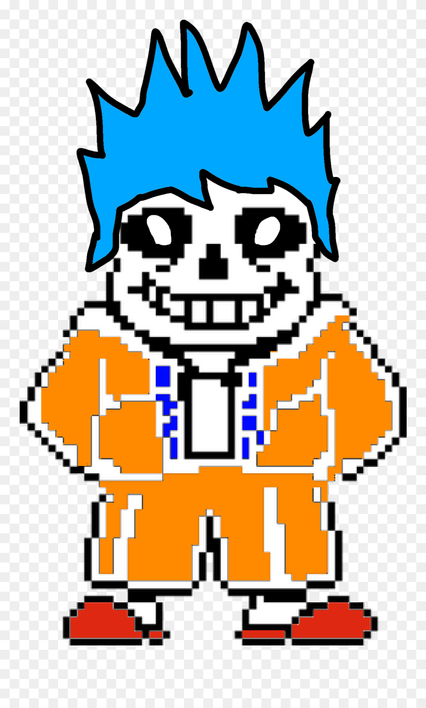 Sans Video Game Clipart