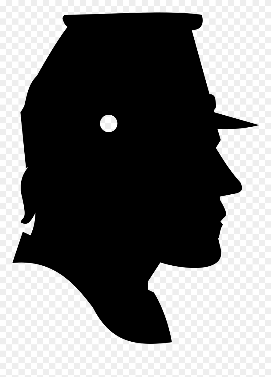 Silhouette Us Civil War Soldier Vector Illustration - Soldier Prifile Clipart