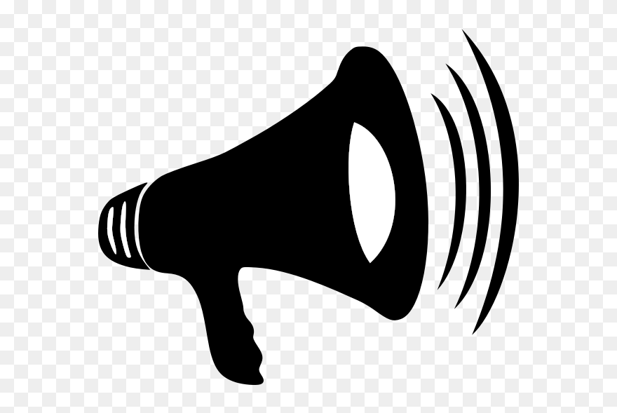 Loud Megaphone Vector Illustration - Megaphone Clipart - Png Download