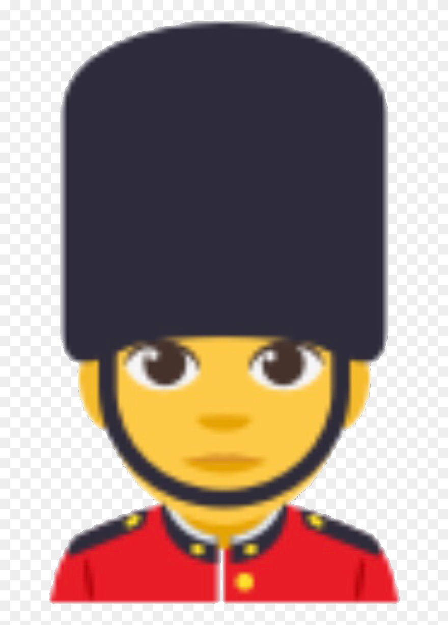 #sticker #stickers #guard #british #soldier #emoji - Guard Emoji Clipart