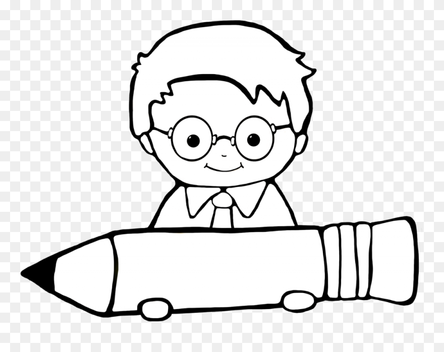 Hall Display To Last Through The Year - Student Clipart Black And White - Png Download