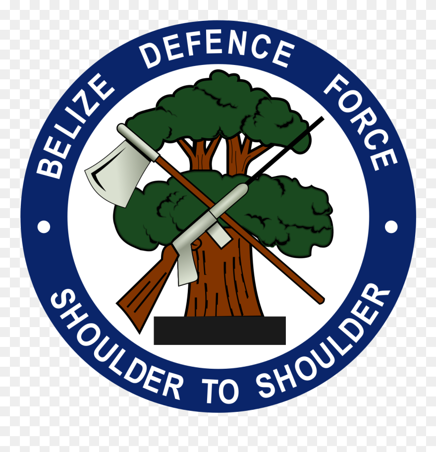 Guard Clipart Person British - Belize Defence Force Logo - Png Download