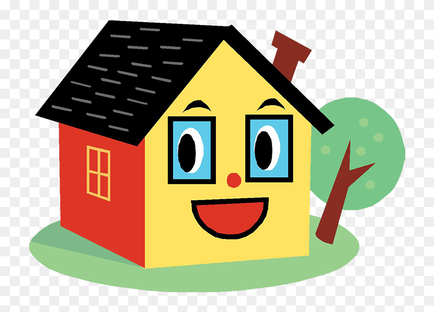 Carpentry Building House Clipart Vector Royalty Free - House Emoticon - Png Download