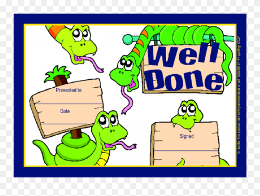 Stamp Clipart Well Done - Snake - Png Download