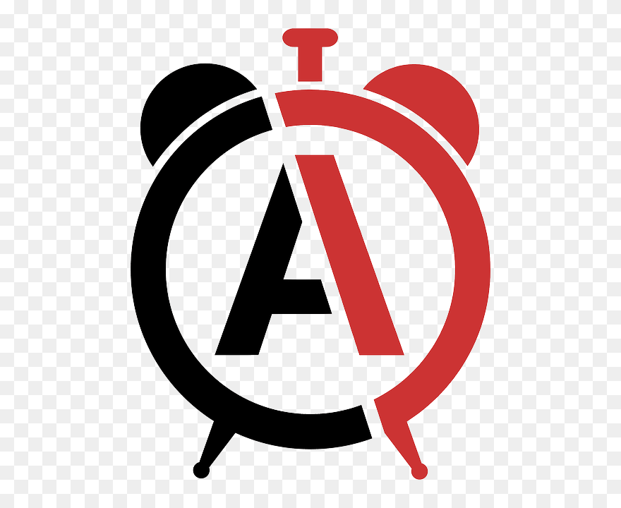 Sign, Time, Clock, Riot, Anarchy, Revolution - Logo Anarki Png Clipart