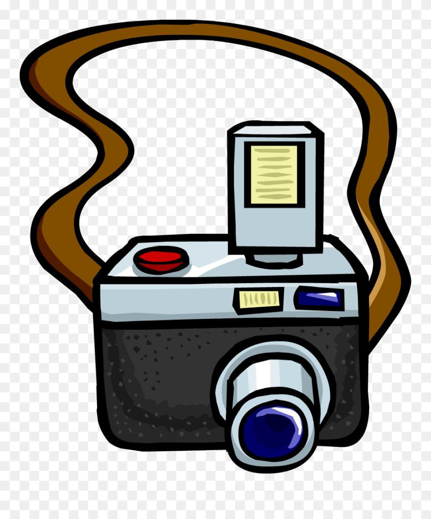 Camera - Camera Pin Club Penguin Clipart