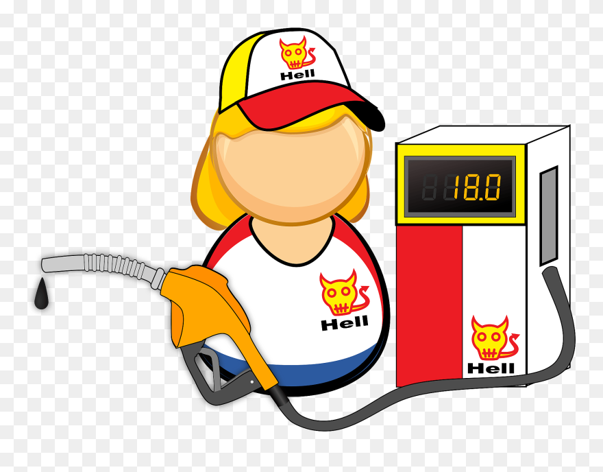 Gas Vector Fuel Dispenser - Clipart Gas - Png Download