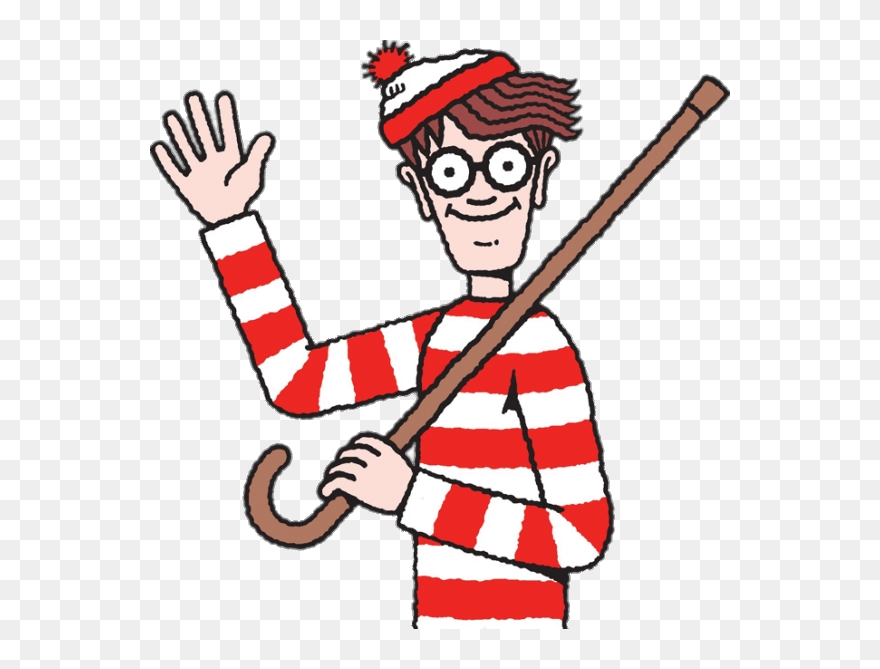 Wally Con Bast贸n - Where's Wally Clipart