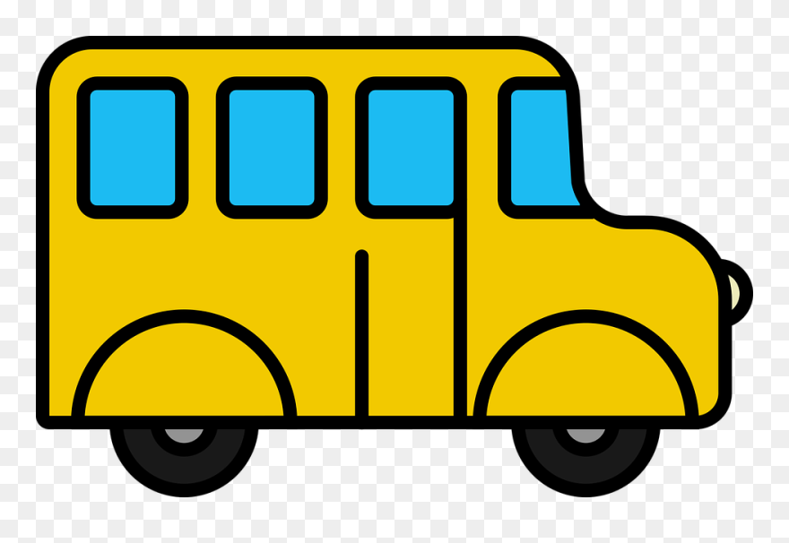 Wheels On Bus Icon Clipart